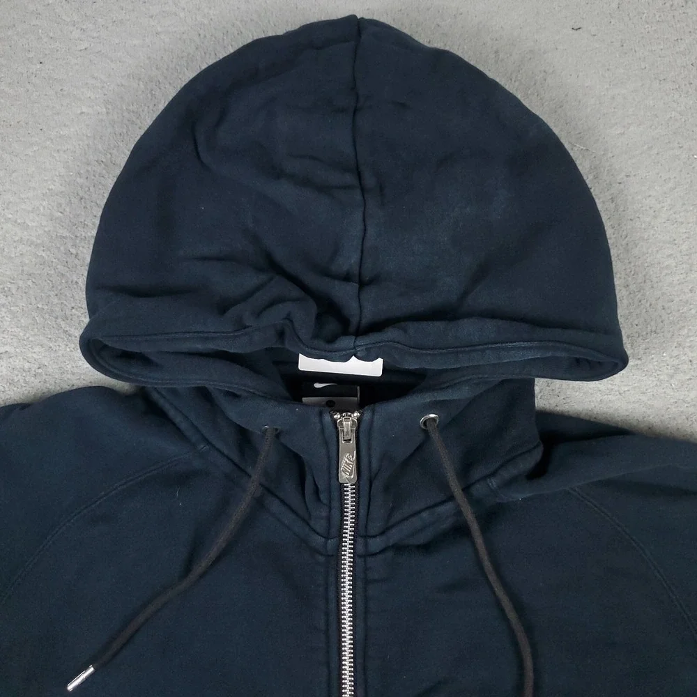 Nike CBF Brasil Sweater Mens XL Black Swoosh Full Zip Hoodie Sweatshirt